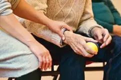 Carer with Elderly Man
